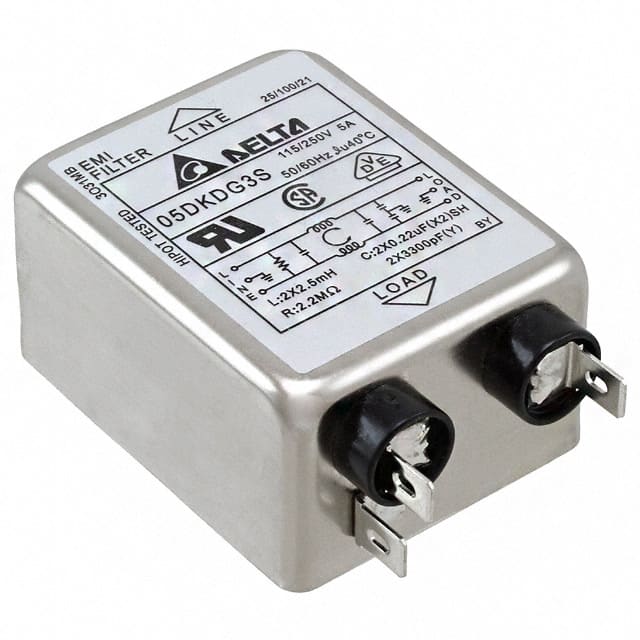 05DKDG3S Delta Electronics  Modules de filtrage de ligne électrique